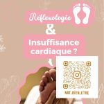Réflexologie, Insuffisance cardiaque et QR code Insta